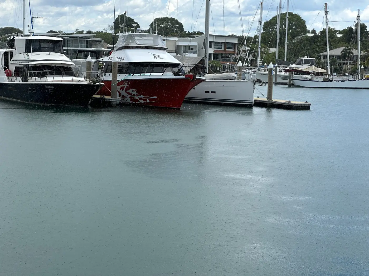 One of those boats could probably take the traveller. They won’t. Oh well — Australia.
