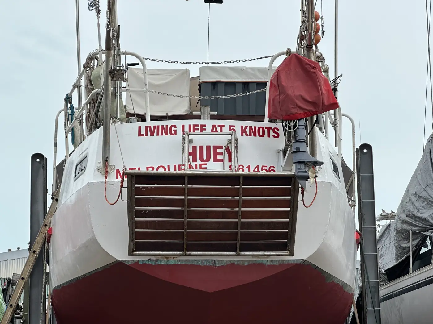 Slowing to 5 knots