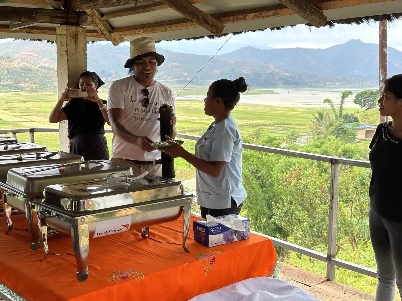 Served with a view — Timor-Leste.