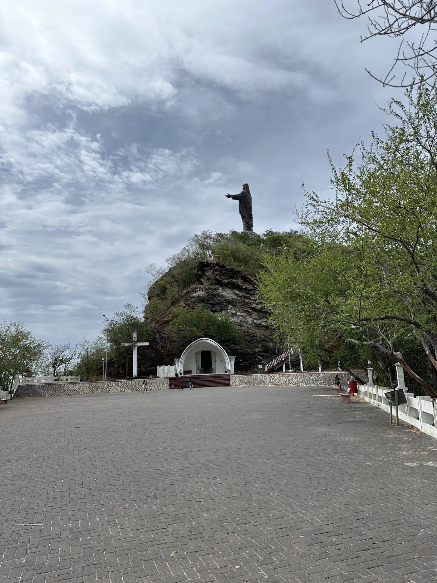 Top of main climb with space to absorb grandeur — Timor-Leste.