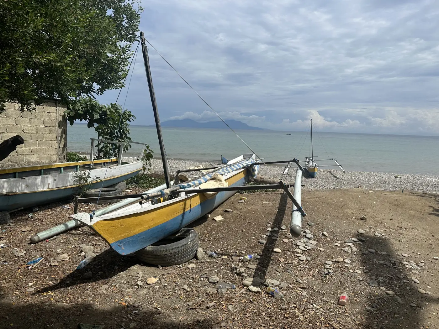 Typical Timorese fishing vessel — Timor-Leste.