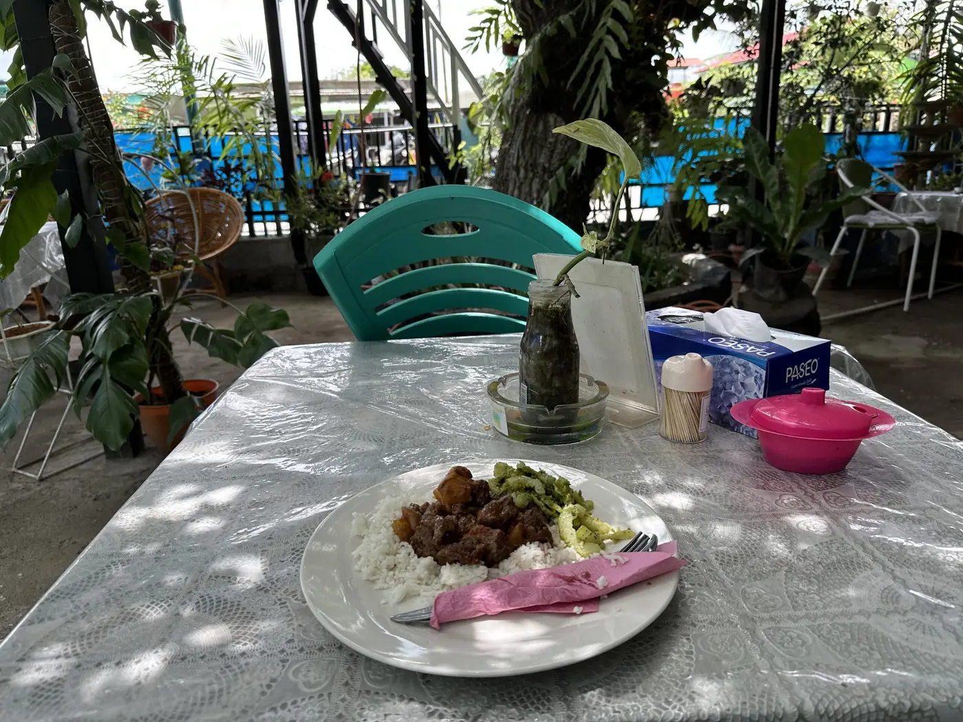$3 lunch like the locals — Timor-Leste.